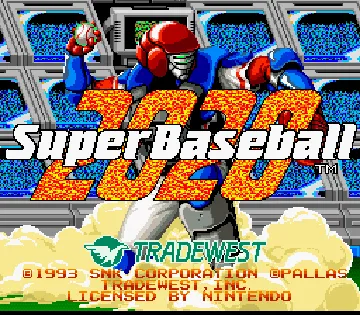 2020 Super Baseball (USA) screen shot title